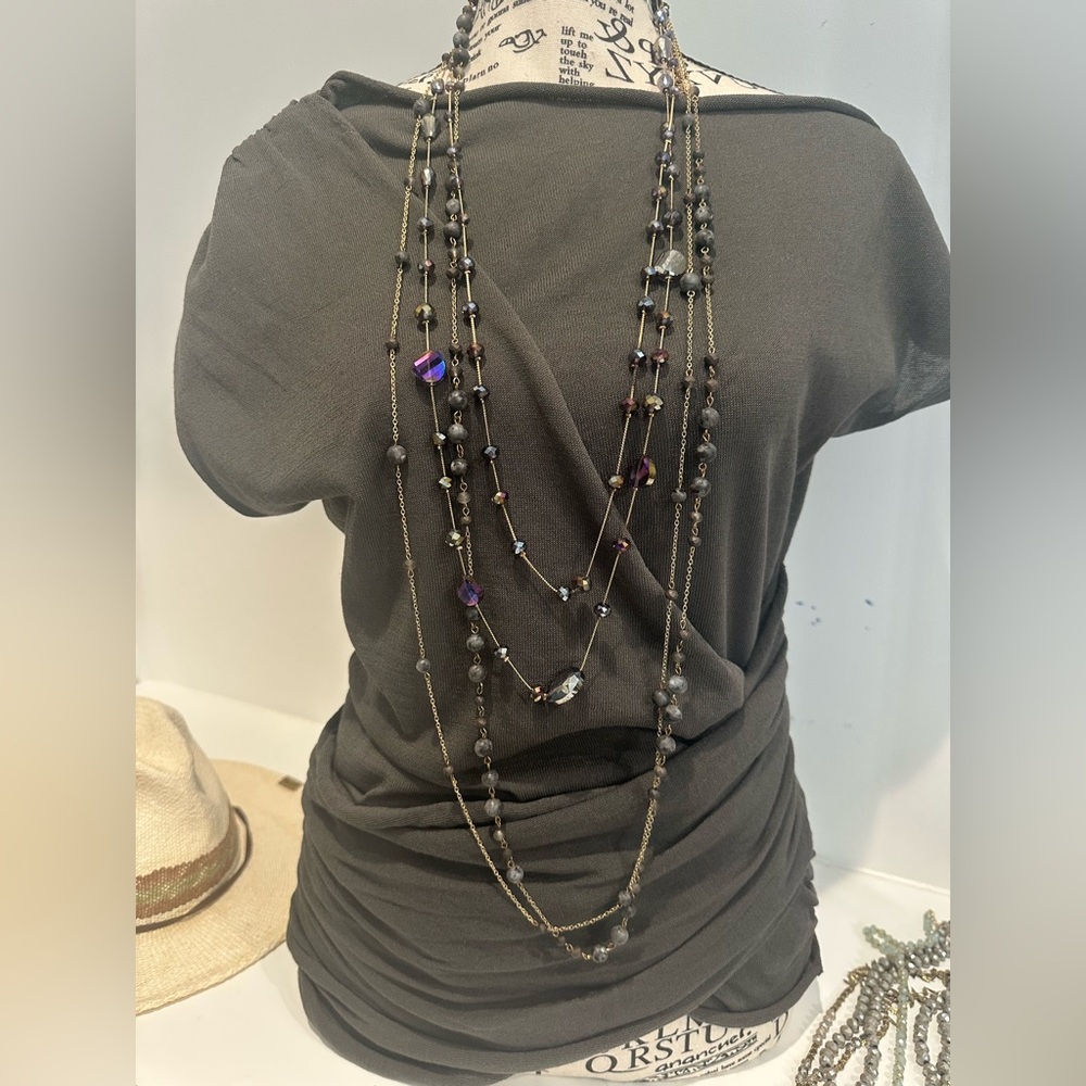 Dressy long necklace bundle 💎 beaded
